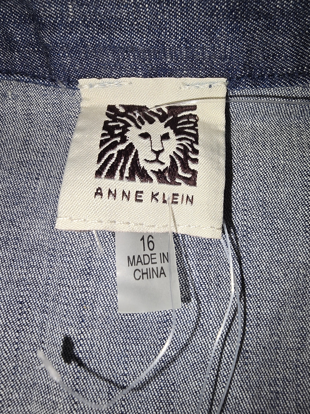 NWT Anne Klein Denim Dress - Picture 4 of 5